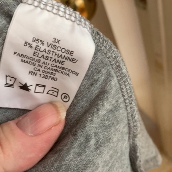 Pennington grey open cardigan 3x - Picture 3 of 4